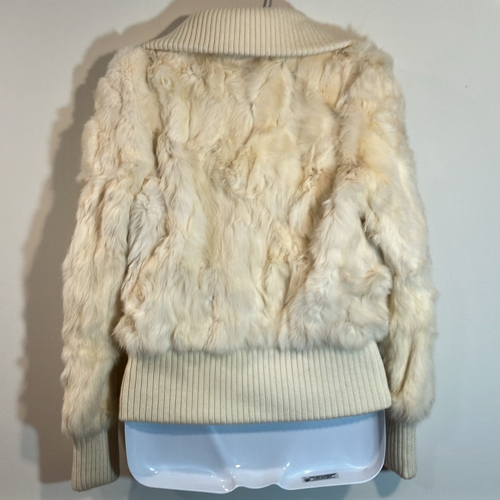 Wilson’s Leather Maxima white fur jacket S - Picture 4 of 7